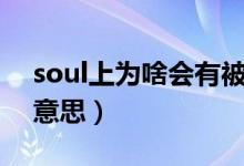 soul上为啥会有被挡访客（被挡访客是什么意思）