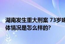 湖南发生重大刑案 73岁嫌犯在逃 嫌疑人许子青资料照片 具体情况是怎么样的?