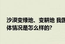 沙漠变绿地、变耕地 我国率先实现土地退化“零增长” 具体情况是怎么样的?