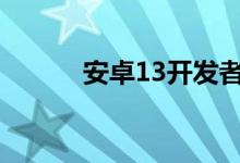 安卓13开发者预览版2现已推出