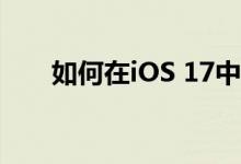 如何在iOS 17中更改人像照片的焦点