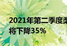 2021年第二季度柔性OLED显示器的销售额将下降35%