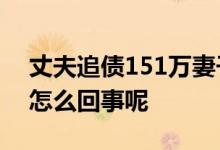 丈夫追债151万妻子却为对方造伪证 具体是怎么回事呢