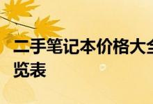 二手笔记本价格大全：最新二手笔记本价格一览表